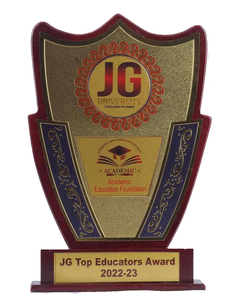 JG Top Educators Award 2022-23