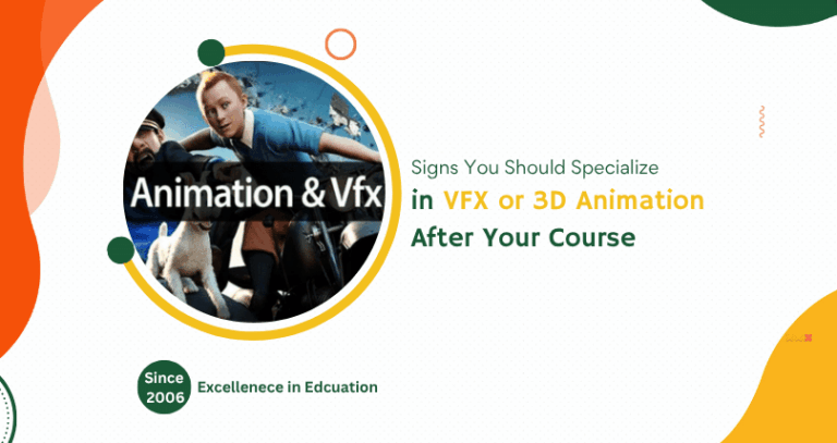 Signs You Should Specialise in VFX or 3D Animation